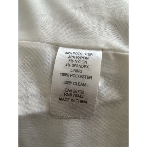 Rachel Zoe Blazer Jacket Single Breast Plaid Stretch Lined Office Professional - Picture 12 of 12